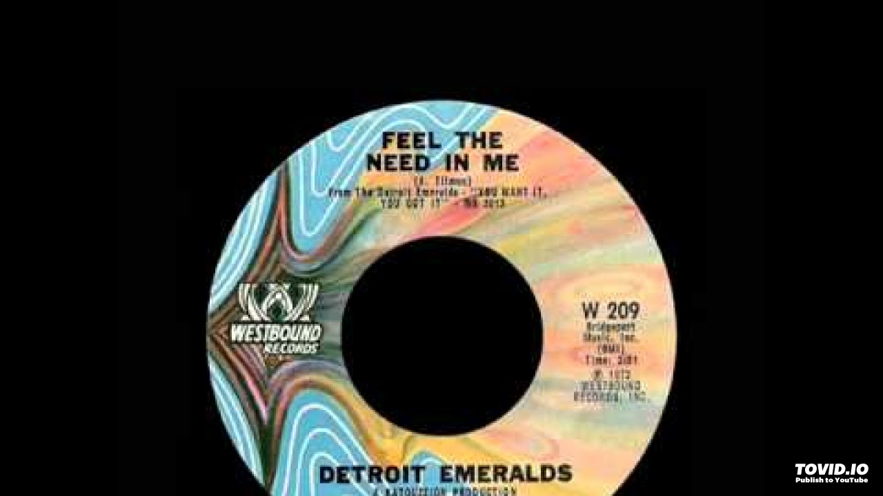 Detroit Emeralds - Feel the need in me [1972] [magnums extended mix]