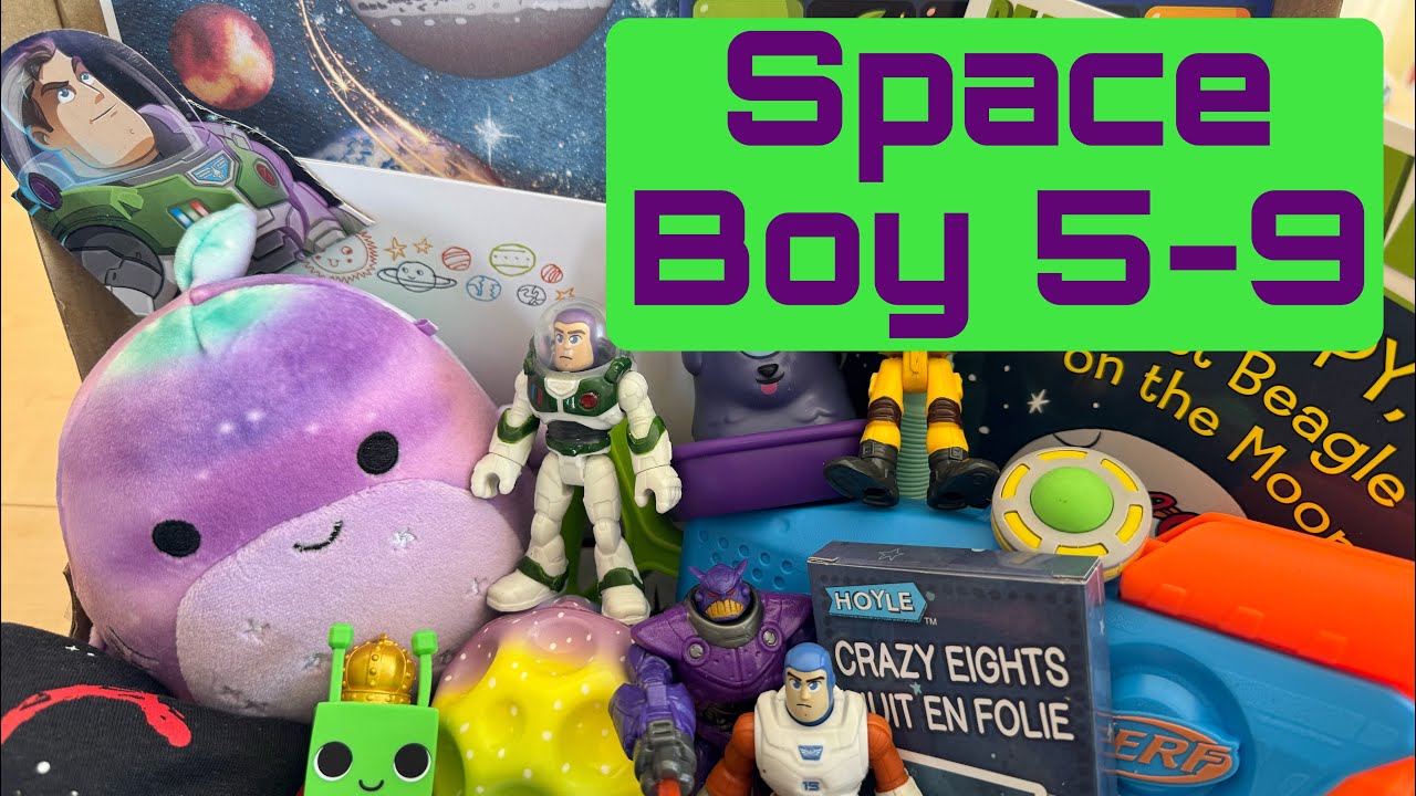 Распаковка коробки OCC Shoebox для мальчика 5-9 лет / Космос 🪐🚀🧑‍🚀