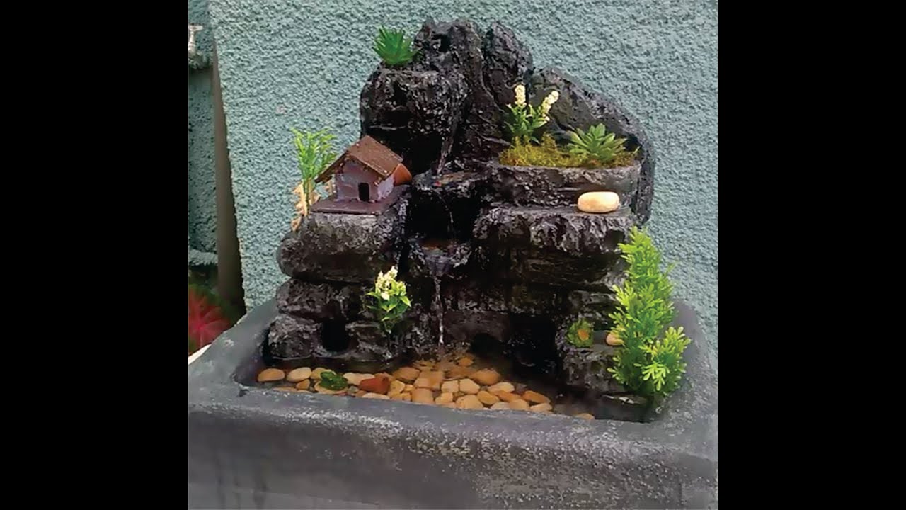 FONTE DE ÁGUA  ARTIFICIAL DE ISOPOR /para decoração/ Fonte de água Artificial de Isopor