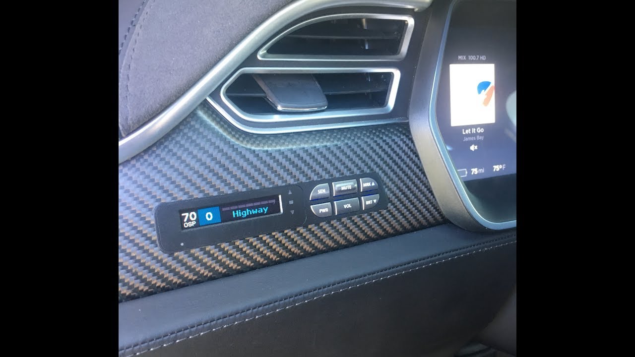 Tesla Model X Escort Max Ci 360 Radar Install