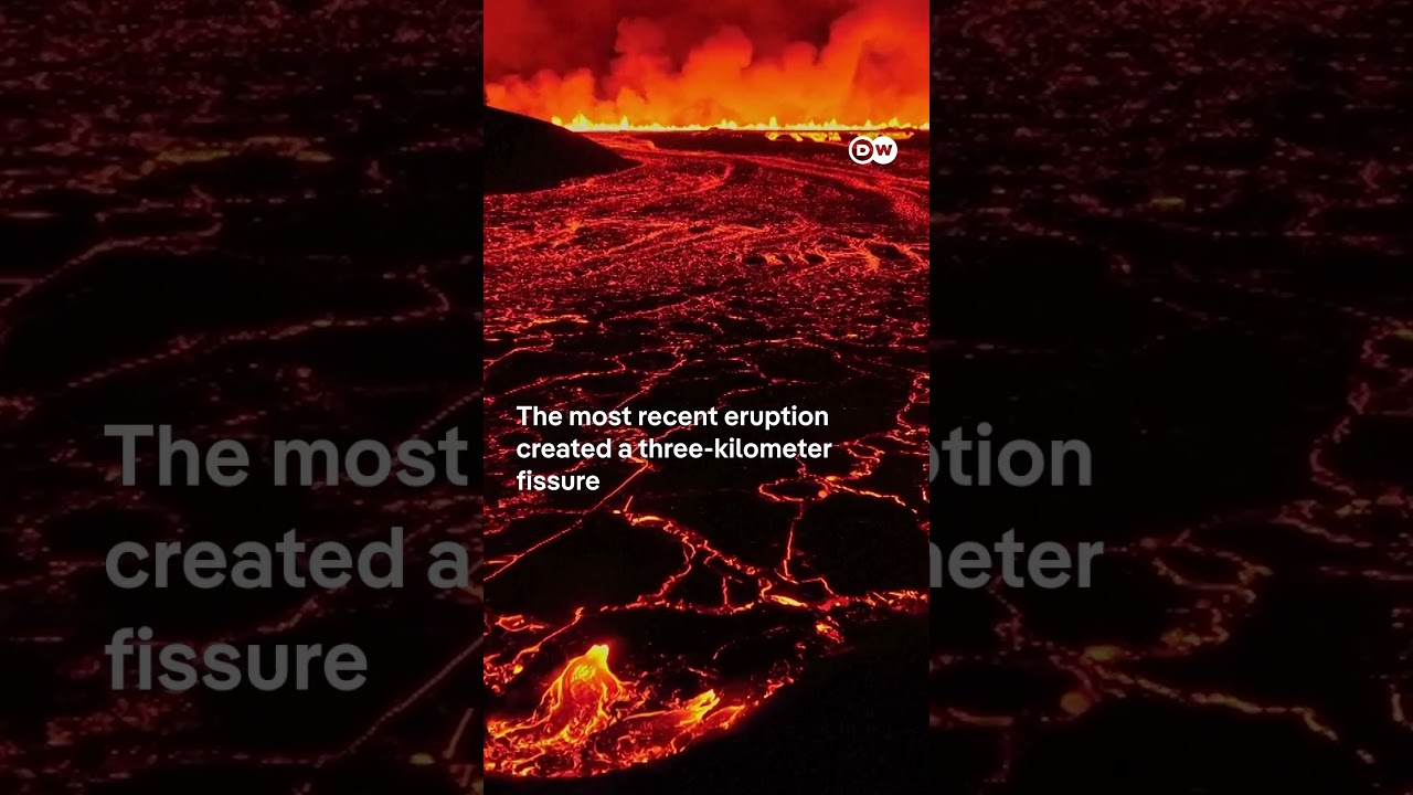 Iceland volcano erupts for the seventh time in less than a year | DW News