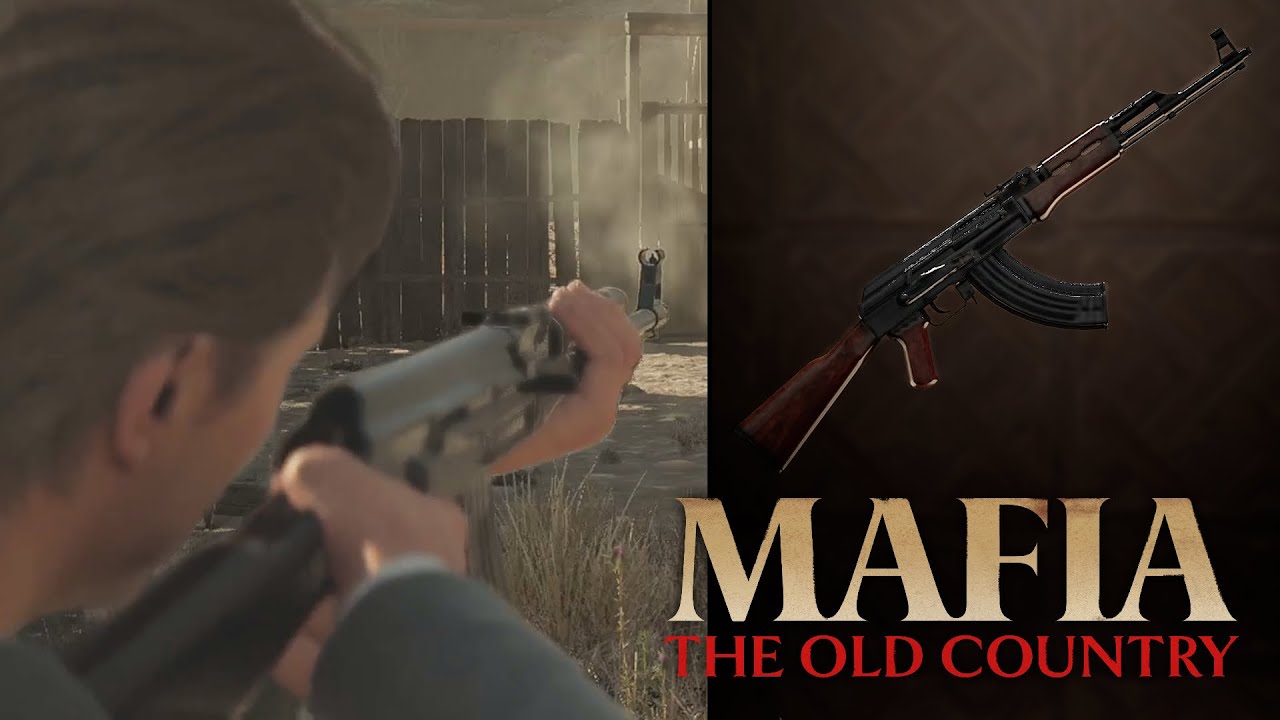 AK 47 Assault Rifle in Mafia: The Old Country (Mod)