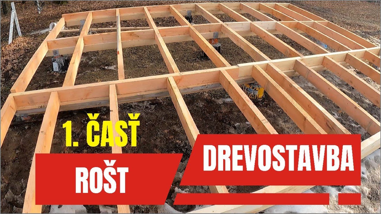 Základy pod drevostavbu - rošt