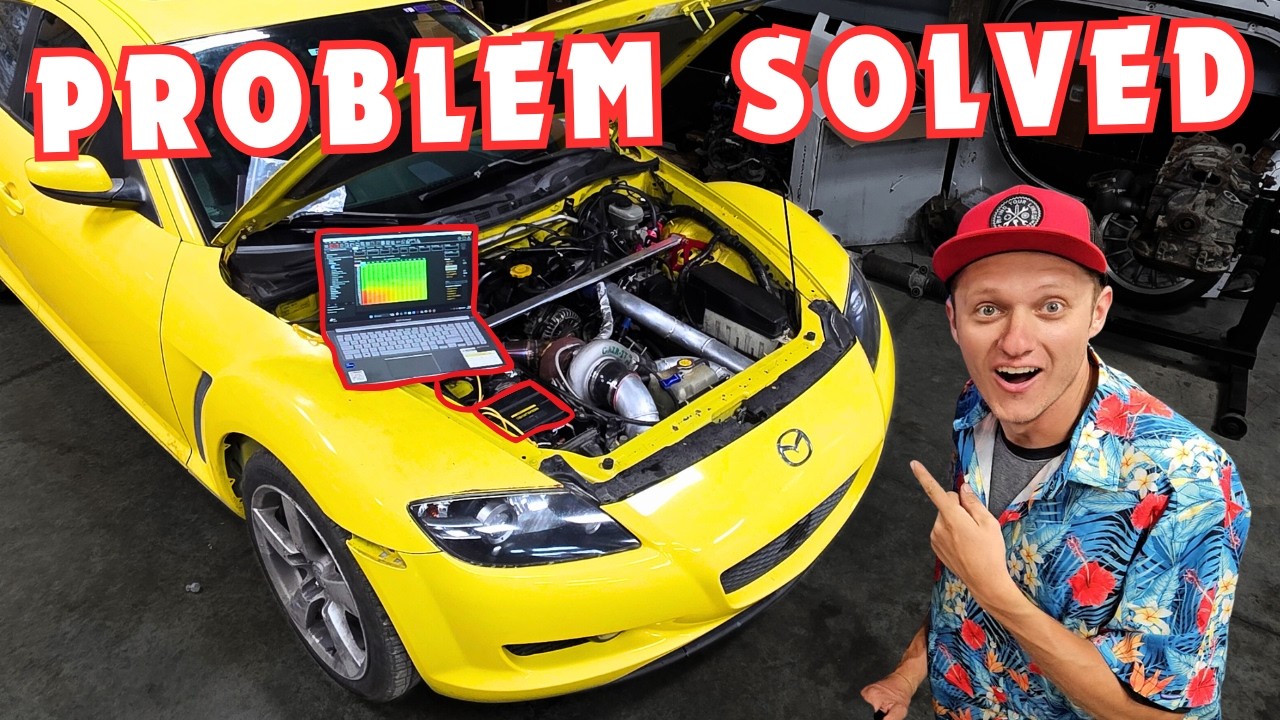 Fixing The Biggest Problem With a Turbo RX8 - Haltech Plug N Play Installed