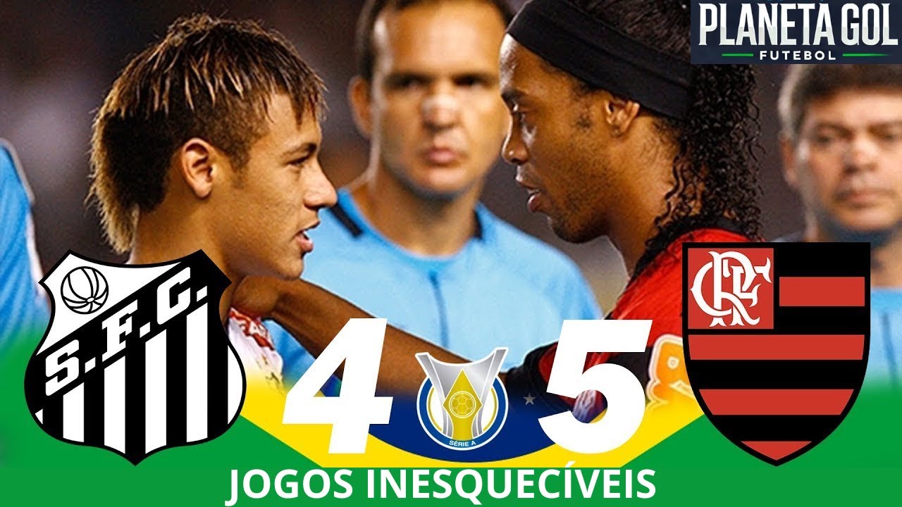 SANTOS 4 X 5 FLAMENGO - 55 MIN DOS MELHORES MOMENTOS - CAMPEONATO BRASILEIRO 2011