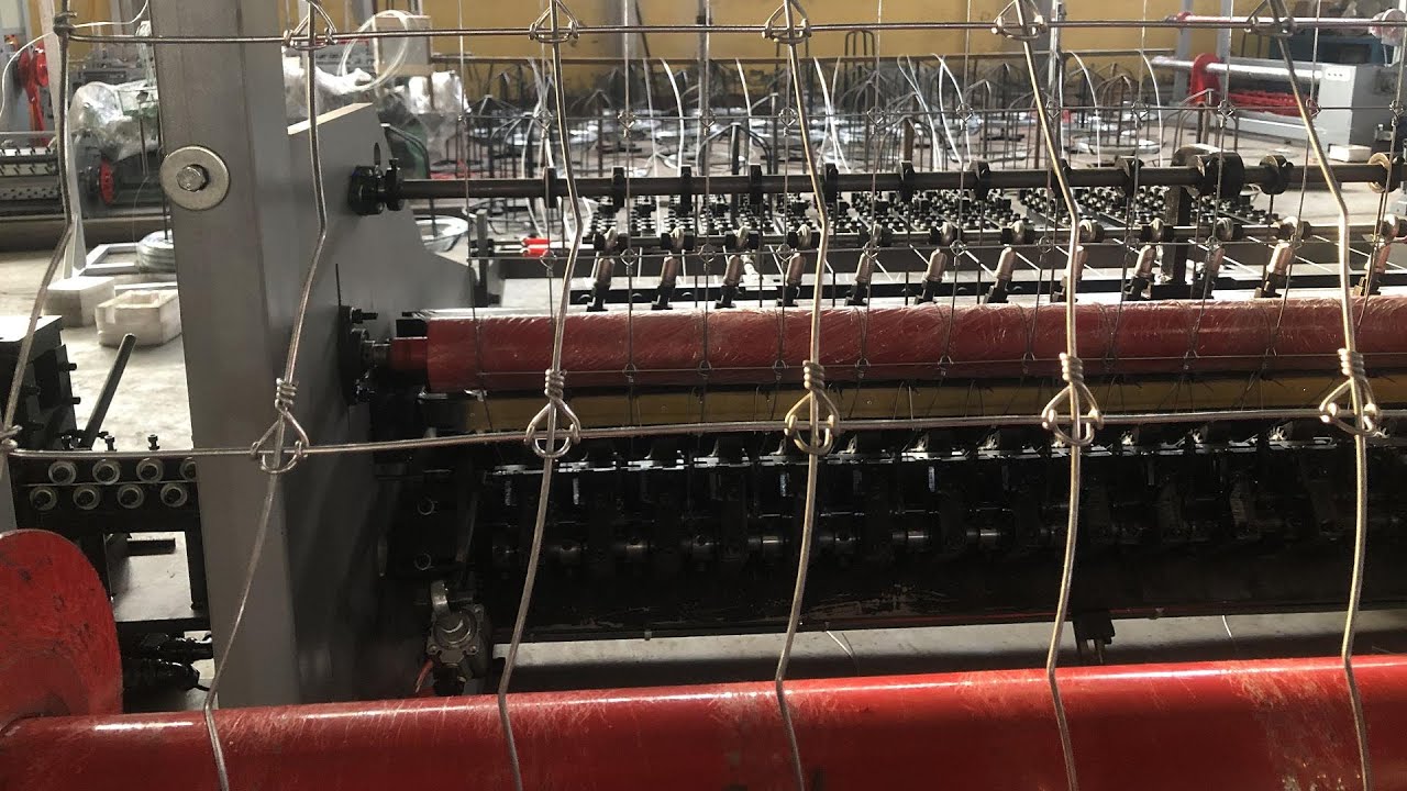 Fixed knot fence machine LW2 with V bend
