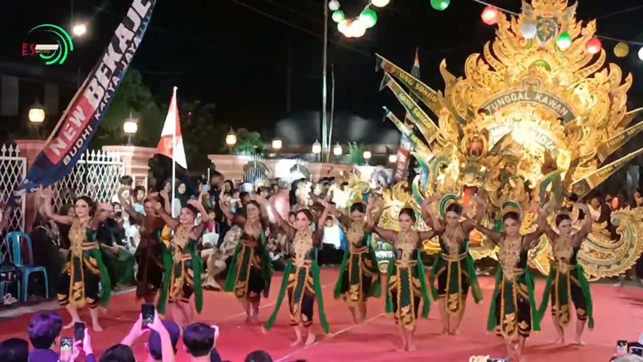 TONG TONG PERCUSSION ( DAUL MADURA ) TONG SONGO MALANG FEATURING DANCER BANJAR 7 PATI 