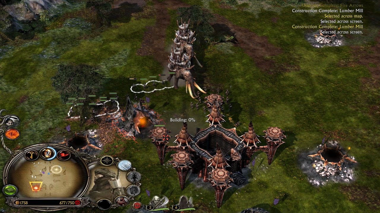 LOTR BFME II 1.06 Live Commentary #44: 2v2 on Minhiriath
