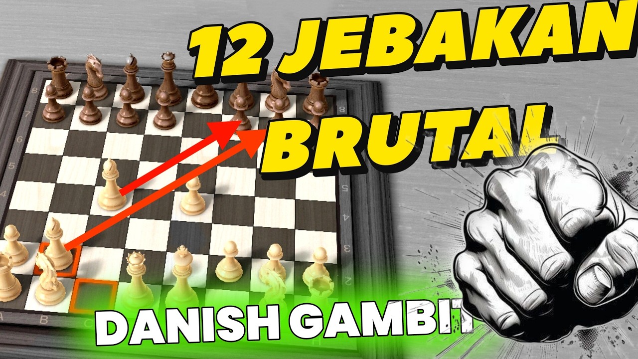 12 jebakan istimewa Danish Gambit ♟️