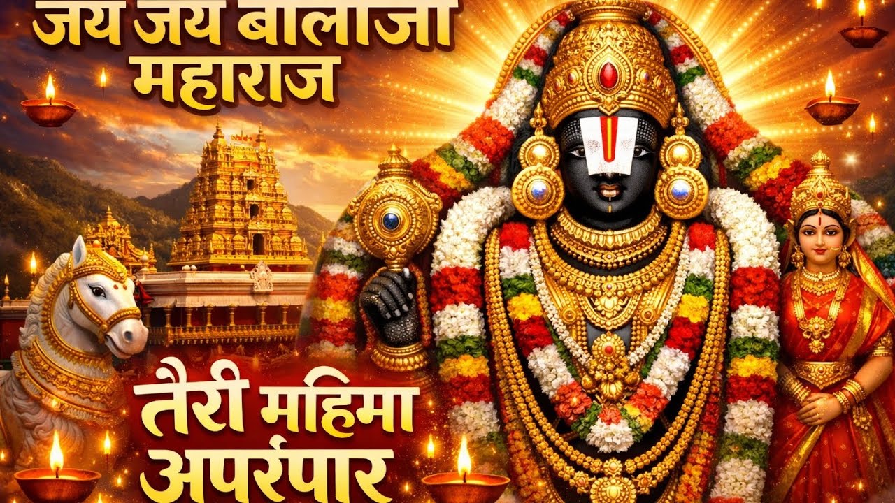 || जय जय बालाजी महाराज तेरी महिमा अपरंपार || Jay Jay Balaji Maharaj Teri Mahima aprampar ||balaji||