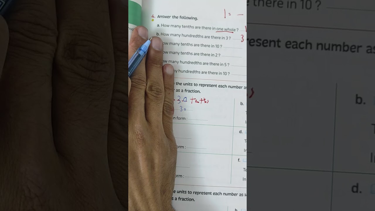 Lesson 11( Decimal Numbers ) Grade 4 SE . 