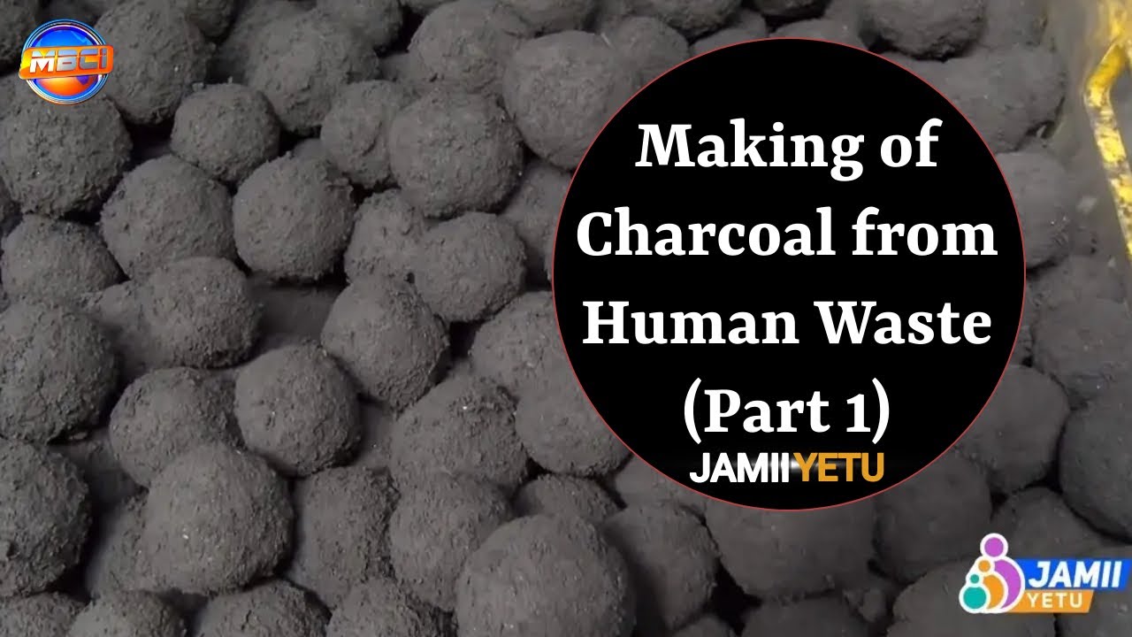 Making of Charcoal from Human Waste Part 1 || JAMII YETU