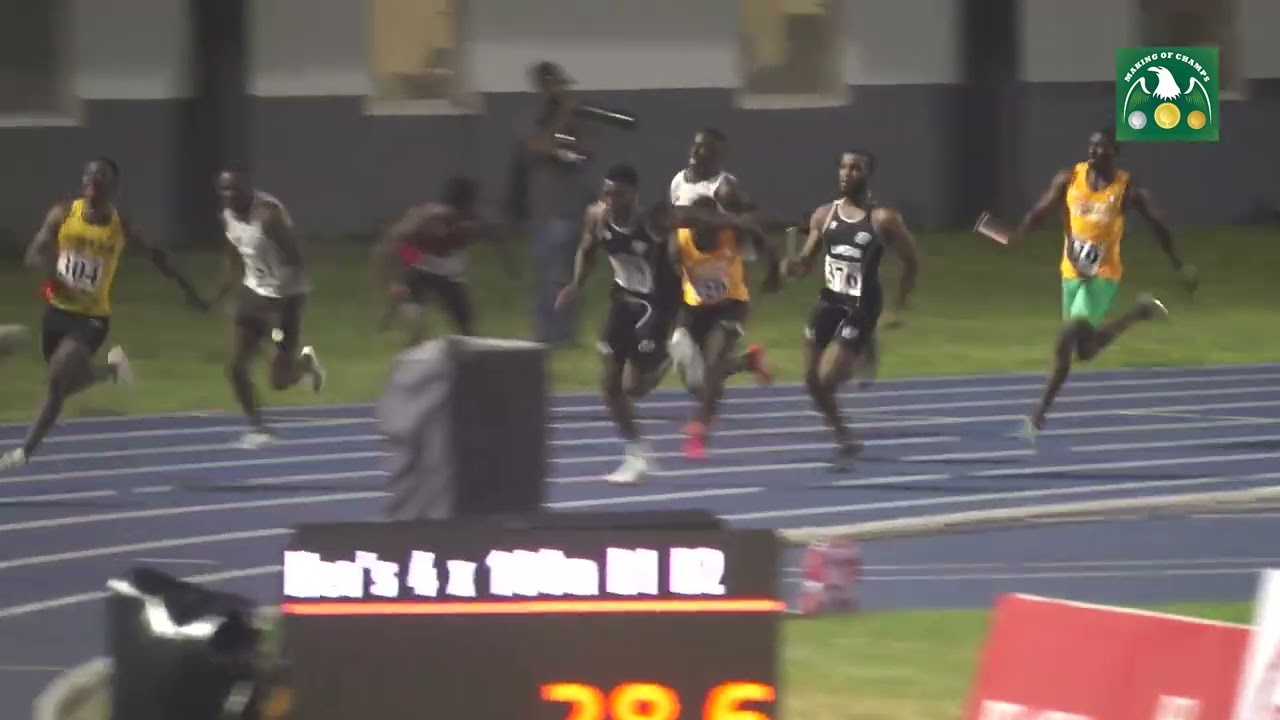 Team GHANA wins 4x100m men's relays heat 3 at the All African Games Accra 2024