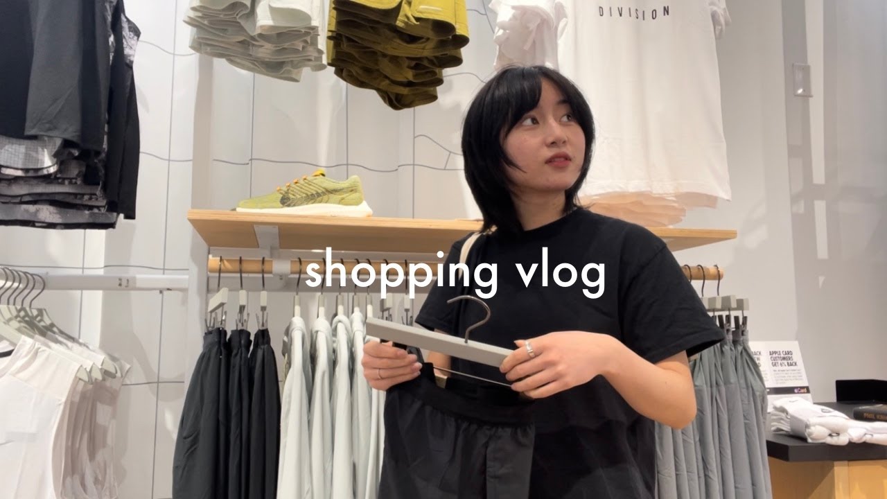 買い物 summer vlog: come clothes shopping with me woot, costco, uniqlo, etc