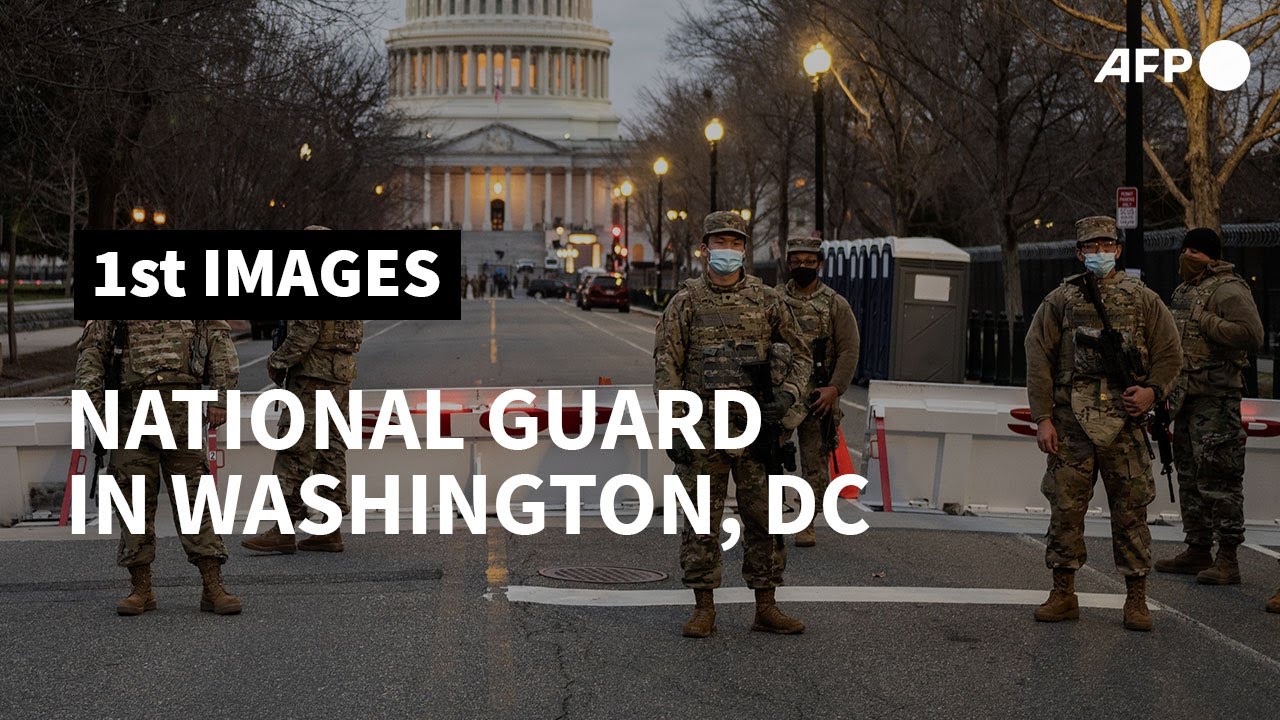 National Guard patrol Washington, DC, streets days before Biden inauguration | AFP
