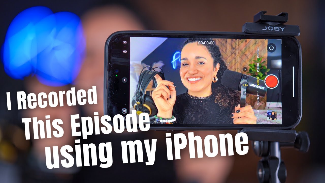 I Experimented with Recording this Episode of My Video Podcast with my iPhone 14