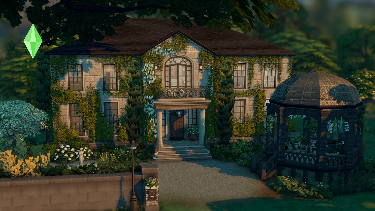 Georgian Ivy Hall | The Sims 4 Speed Build | Windenburg, The Lighthouse