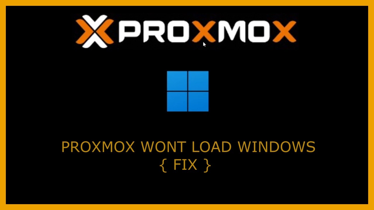 FIX: PROXMOX Windows VM Stuck on Boot Screen