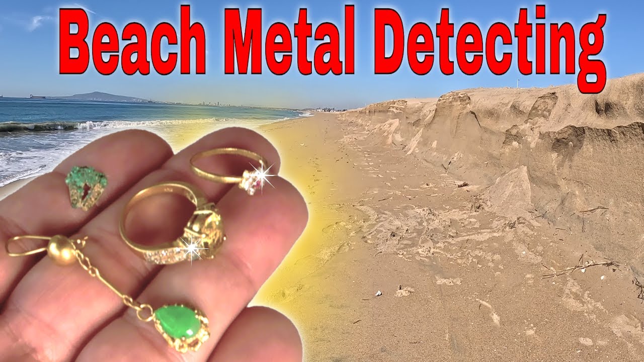 My First GOLD of 2024 Beach Metal Detecting!!!😱