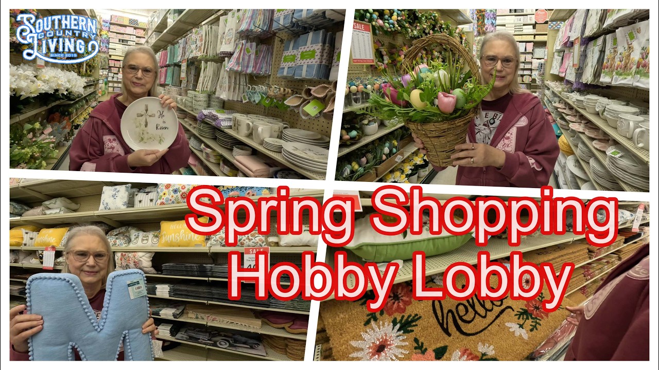 Spring Shopping at Hobby Lobby  --  Relaxing Drive and Music  --  Marie's Dentist Appointment