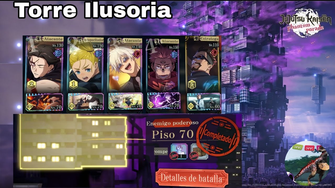 Piso 70 Torre De Las Ilusiones con Sukuna | Jujutsu Kaisen phantom parede | Indorex127