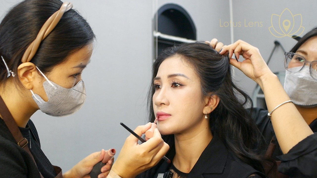 Asmr Makeup & Hair Styling By Two Vietnamese Stylists | Juhee Makeup (Unintentional ASMR)
