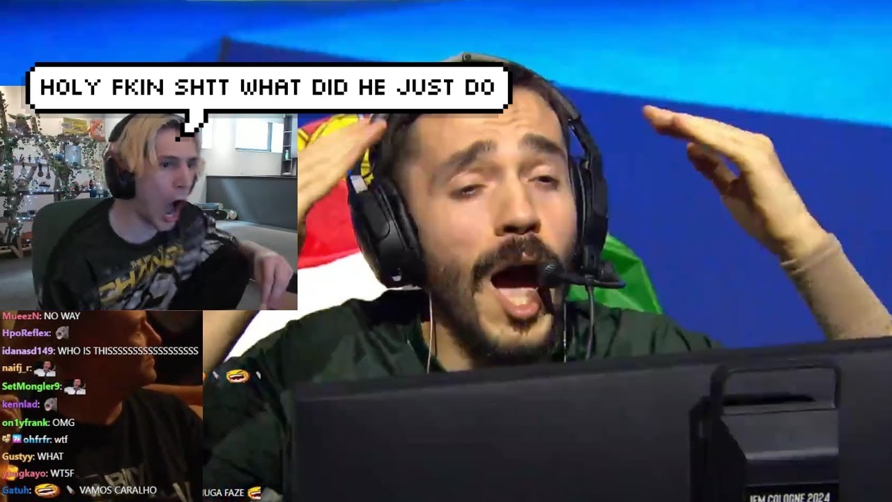 xQc Shocked by Insane 1v4 Clutch by "MUTiRiS"