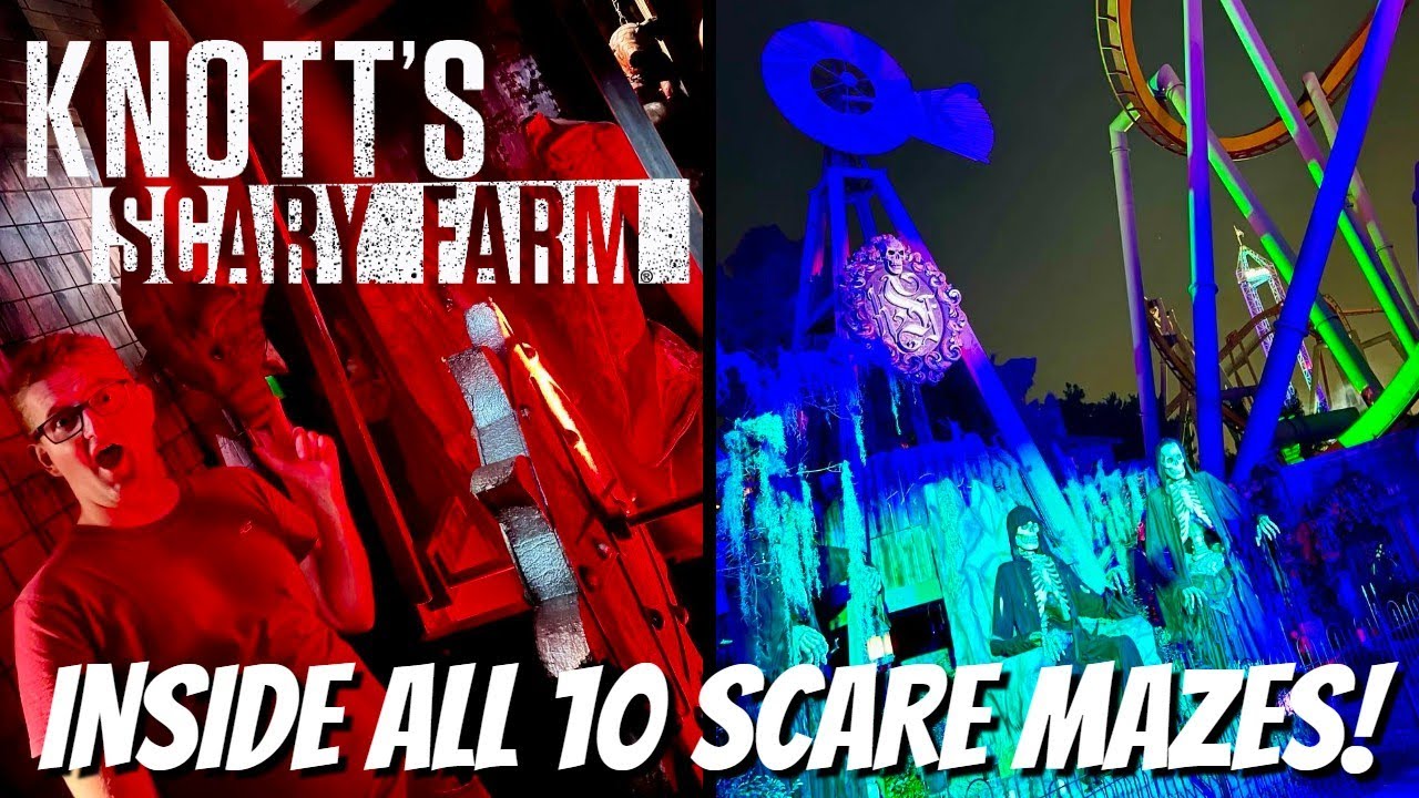 Knott's SCARY Farm 2024 - INSIDE ALL 10 Scare Mazes!