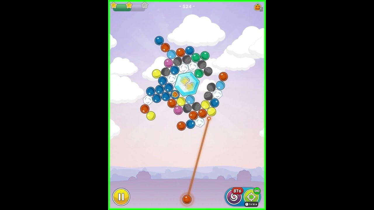 Bubble Cloud - Level 524 (3 Stars)
