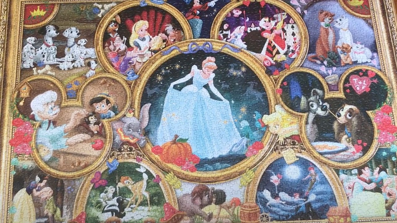Ceaco Disney Classics 2000 Piece Puzzle Time Lapse