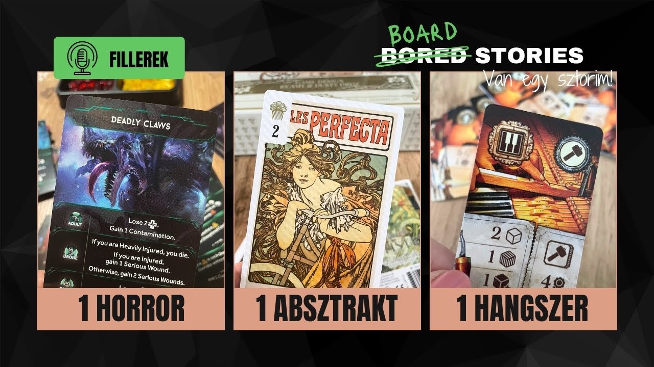 3 új Kickstarter a társasjáték polcunkon! 🟢 Fillerek #12