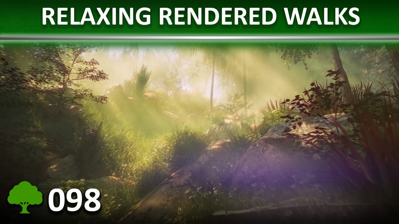 Relaxing rendered walk 098