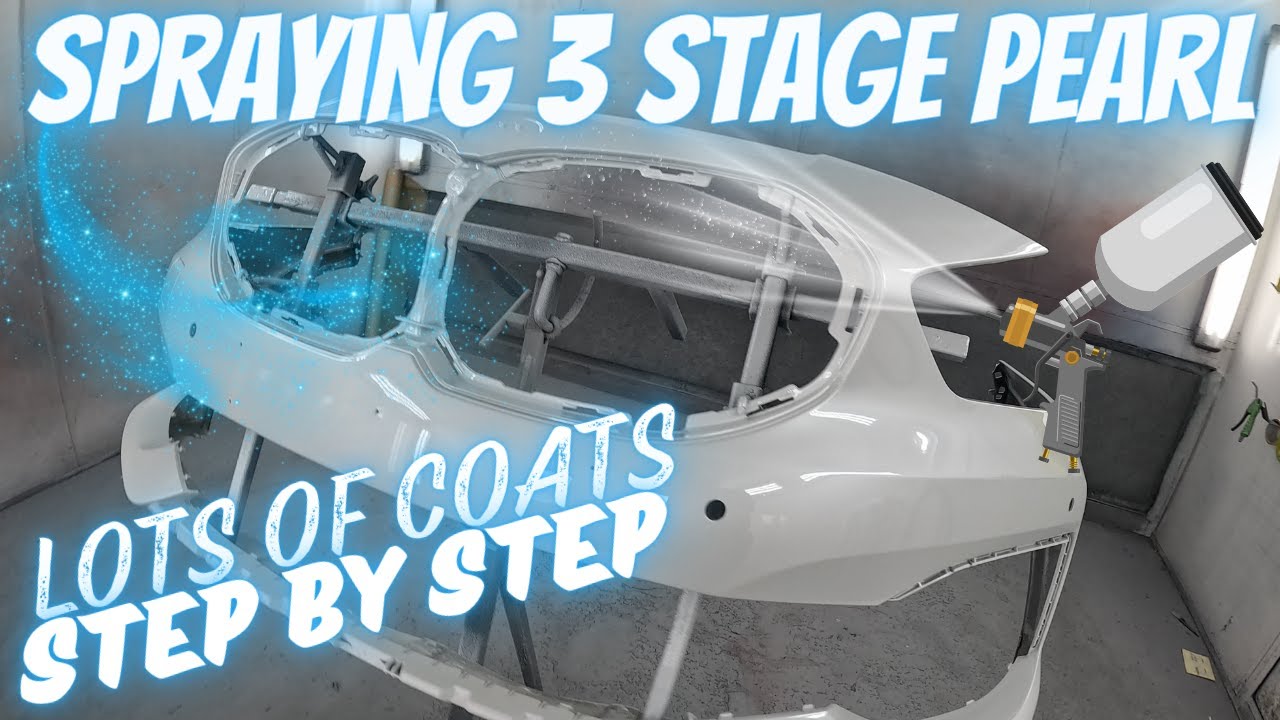 How to Spray 3 Stage Pearl & Avoid Problems BMW Mineral White
