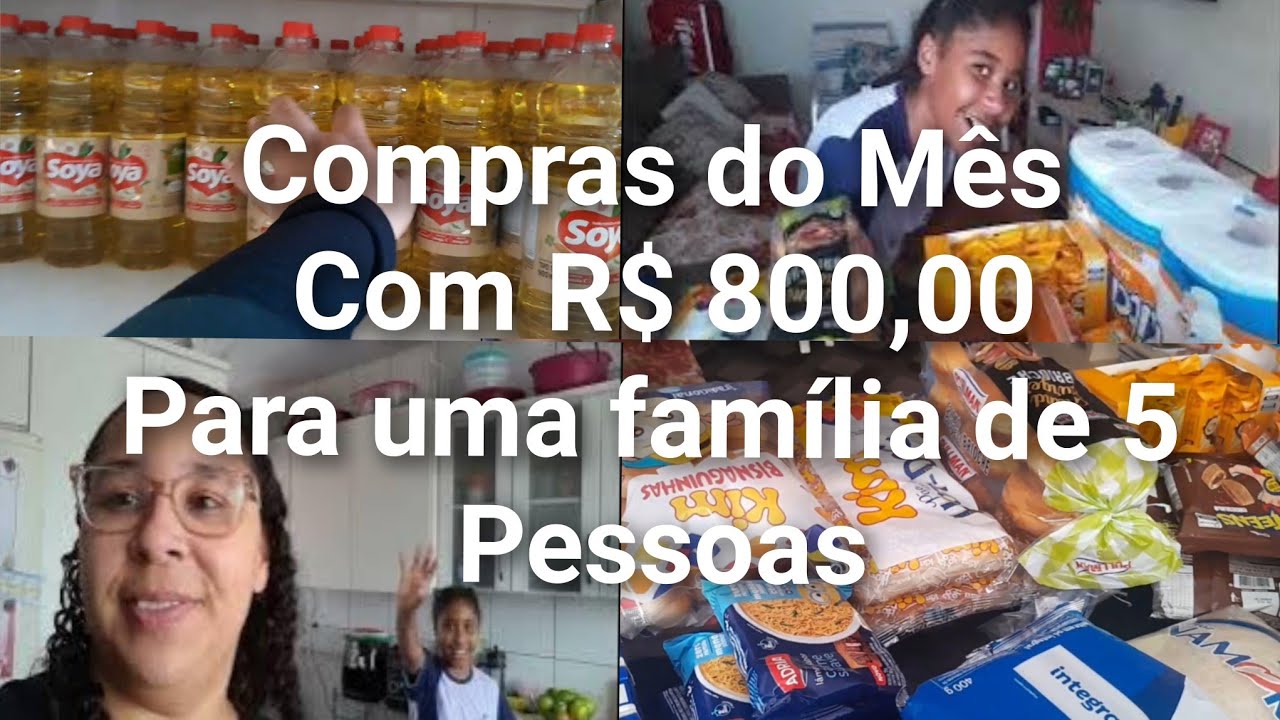 Compras do Mês/Gastamos bem menos que o mês passado