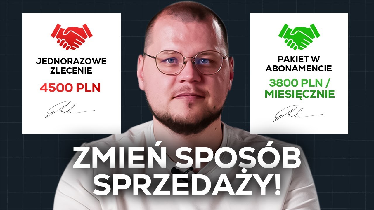 Zamień JEDNORAZOWE ZLECENIA w STAŁE ABONAMENTY jako FREELANCER | Michał Barczak, Geekwork