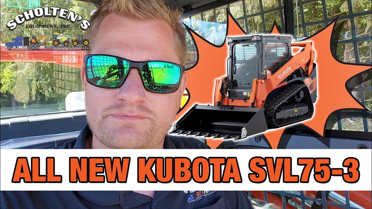 ОБЗОР НОВОЙ ПРОДУКЦИИ KUBOTA SVL75-3