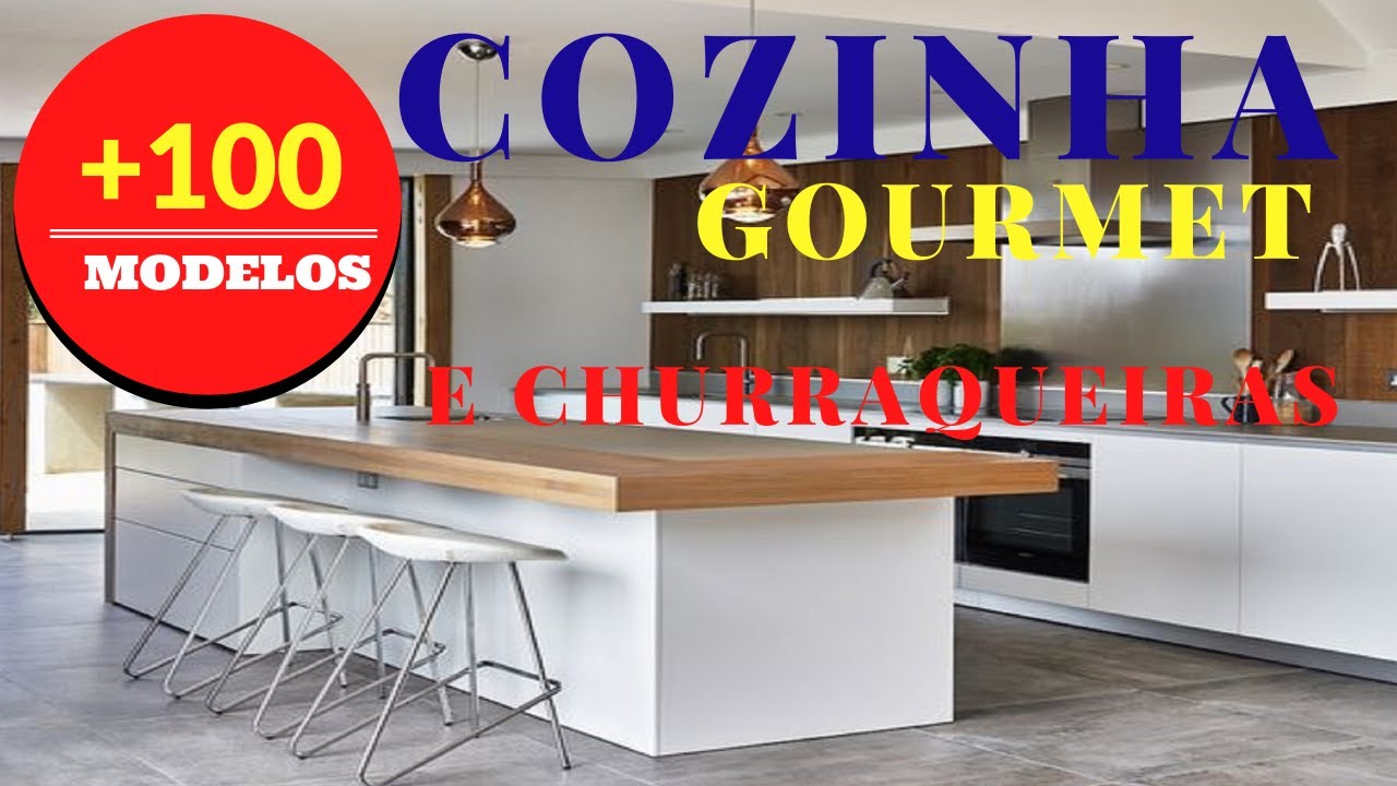 +100 Modelos Modernos de Cozinhas Gourmet com Churrasqueiras