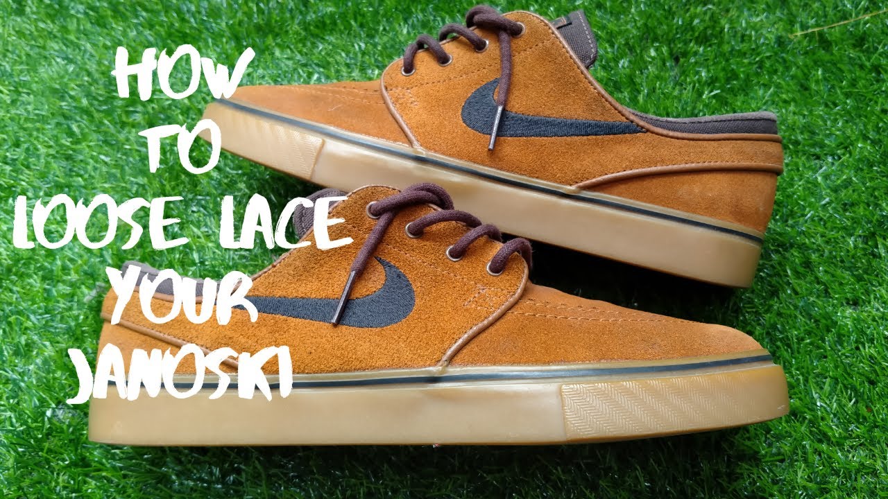 How to Loose lace your Stefan Janoski by Sneakermate