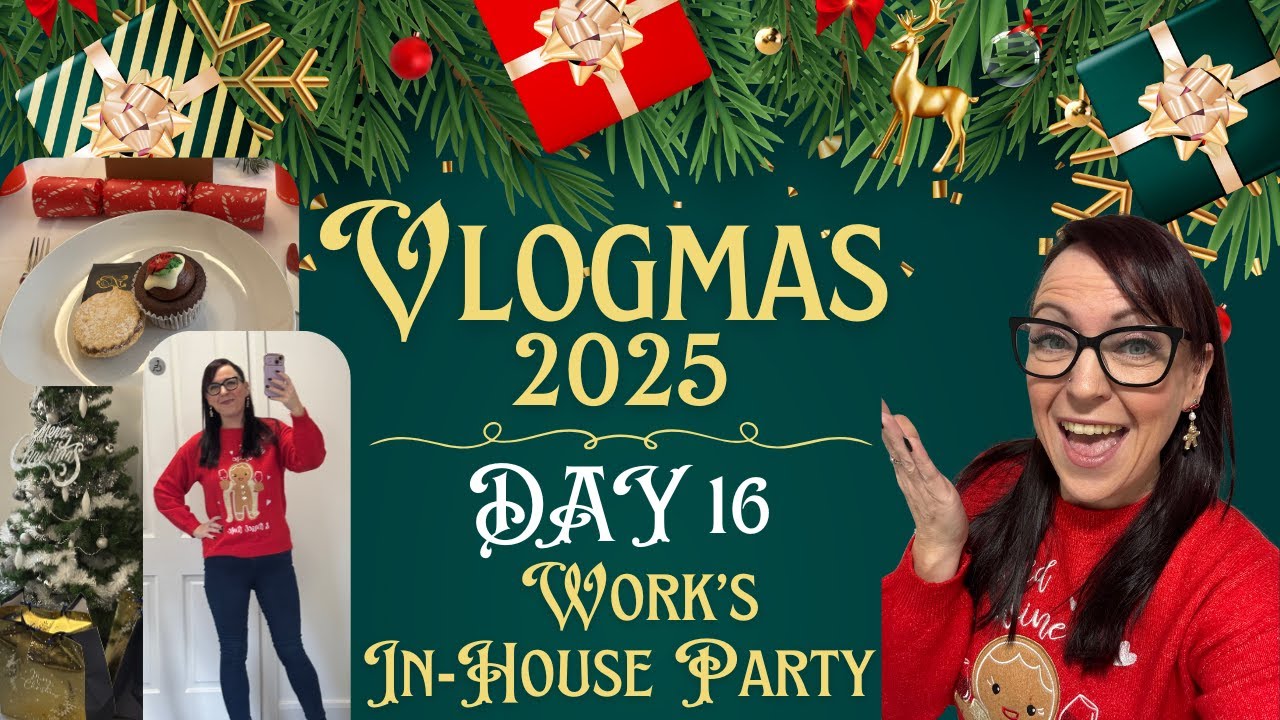VLOGMAS 2025 | День 16 | Корпоративная вечеринка | Собираемся вместе | Тайный Санта и викторина
