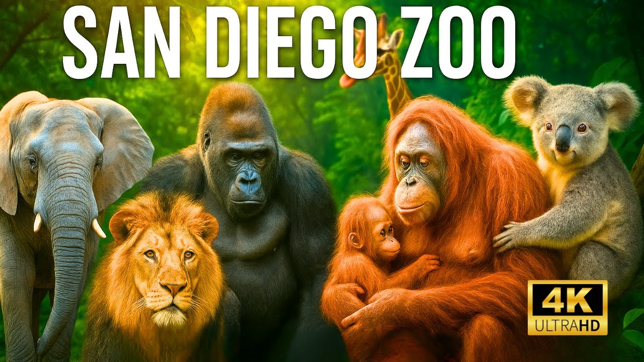 San Diego Zoo - Walking Tour 4K UHD