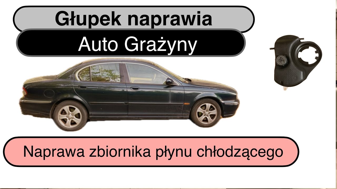 Fachowiec niewykwalifikowany.  Wycieki z układu chłodzenia. Jaguar X-Type 3.0