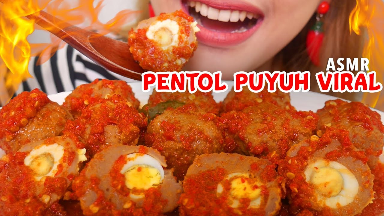 ASMR PENTOL PUYUH VIRAL PEDES JULID | ASMR Indonesia
