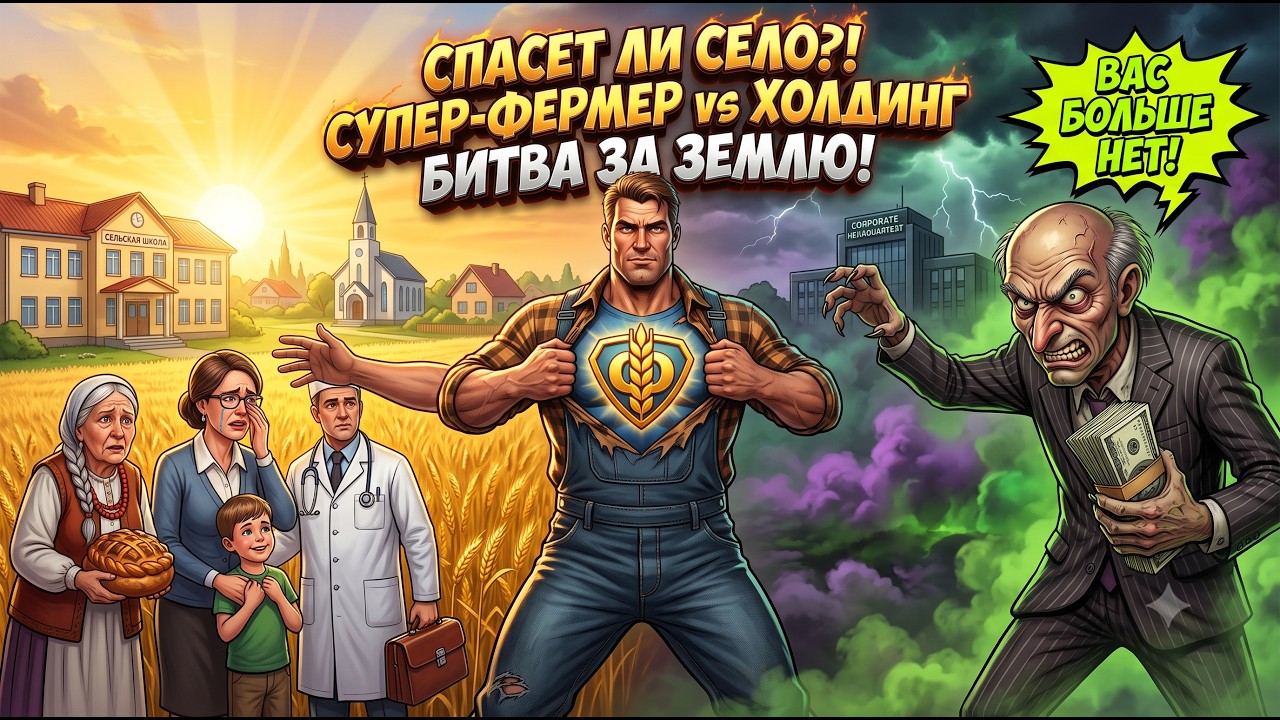 БИТВА ЗА СЕЛО! Фермер ПРОТИВ Агрохолдинга: Кто На Самом Деле Кормит Людишек и Забирает Налоги?
