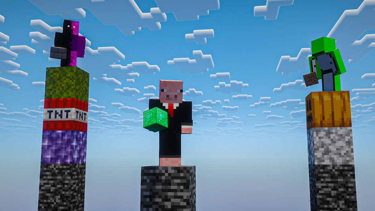 Minecraft Pillars Gameplay - No Commentary