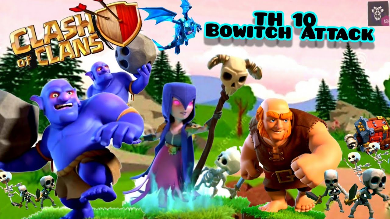 TH 10 Bowitch Attack Strategy 2020 | How to do GIBOWITCH in TH 10 | TH10 me Bowitch attack kaise kre
