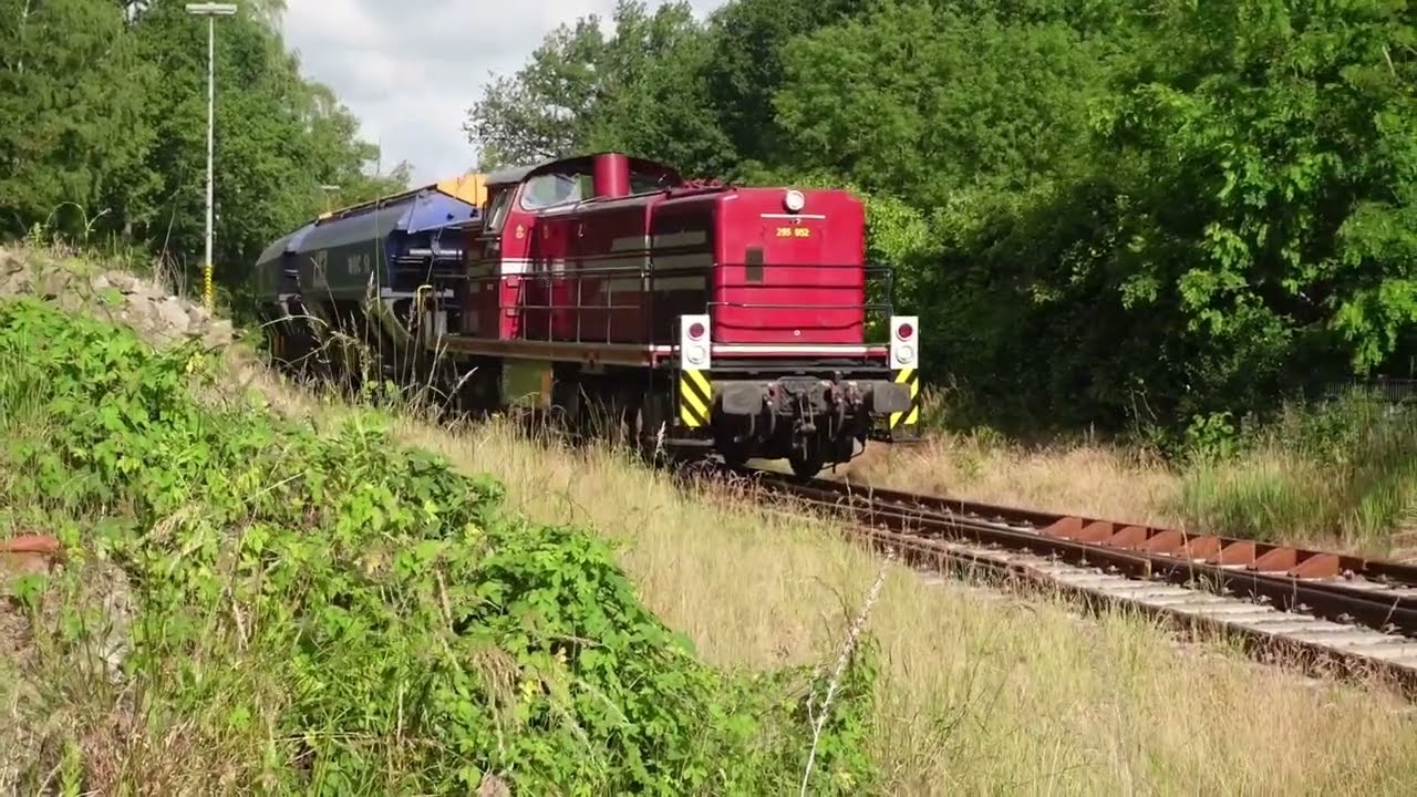 Bahnhof Winsen auf der Nebenstrecke Rangieren.