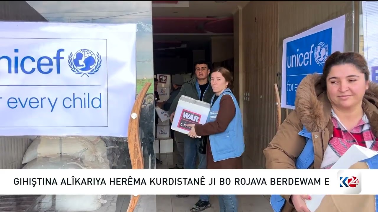 GIHIŞTINA ALÎKARIYA HERÊMA KURDISTANÊ JI BO ROJAVA BERDEWAM E