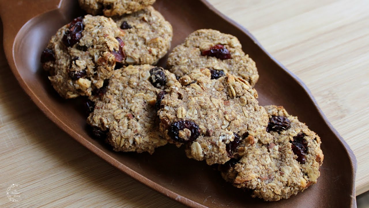 Healthy Oat Cookies With Dried Fruit & Nuts Recipe | The Sweetest Journey