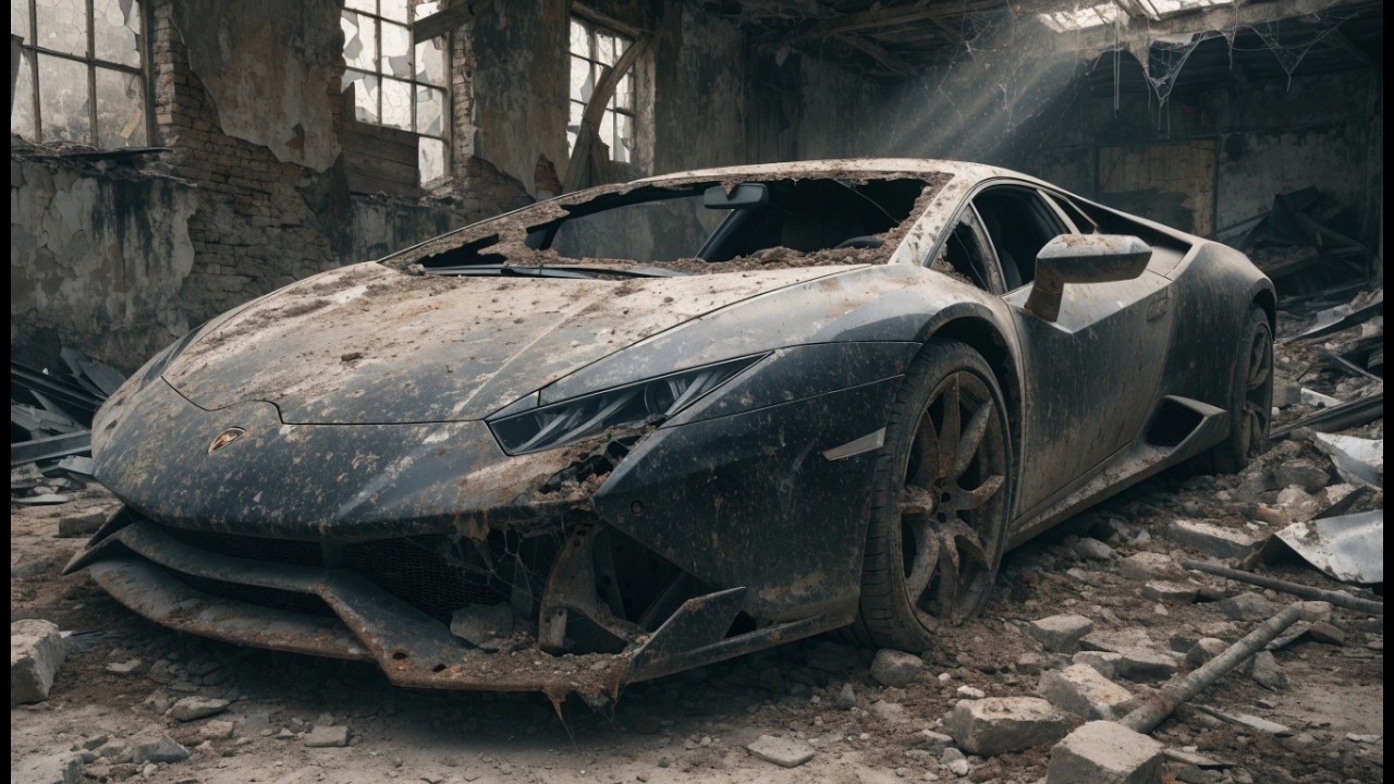 ASMR Car Restoration! Full Restoration 2015 Lamborghini Huracan from Burnt Condition to Looking New