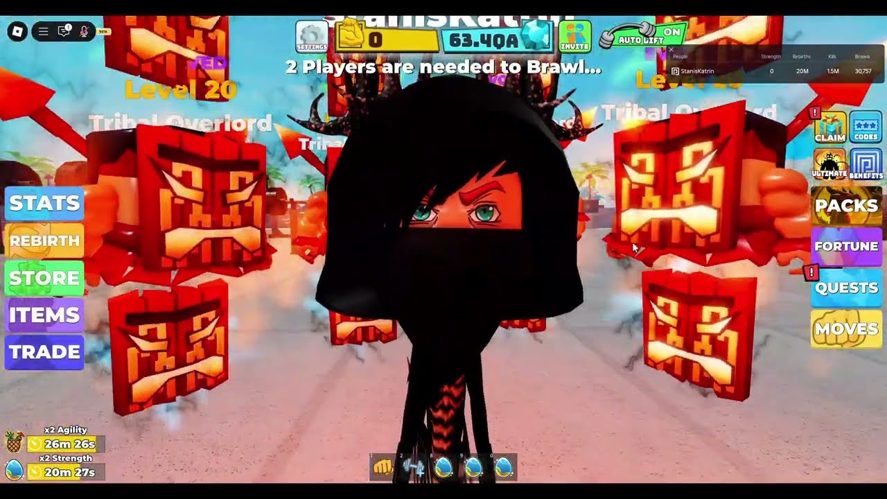 20M rebirth WORLD RECORD Muscle Legends
